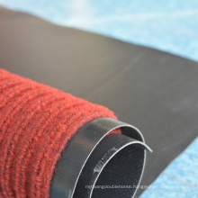 Heavy Duty anti slip PP stripe mats with plastic backing